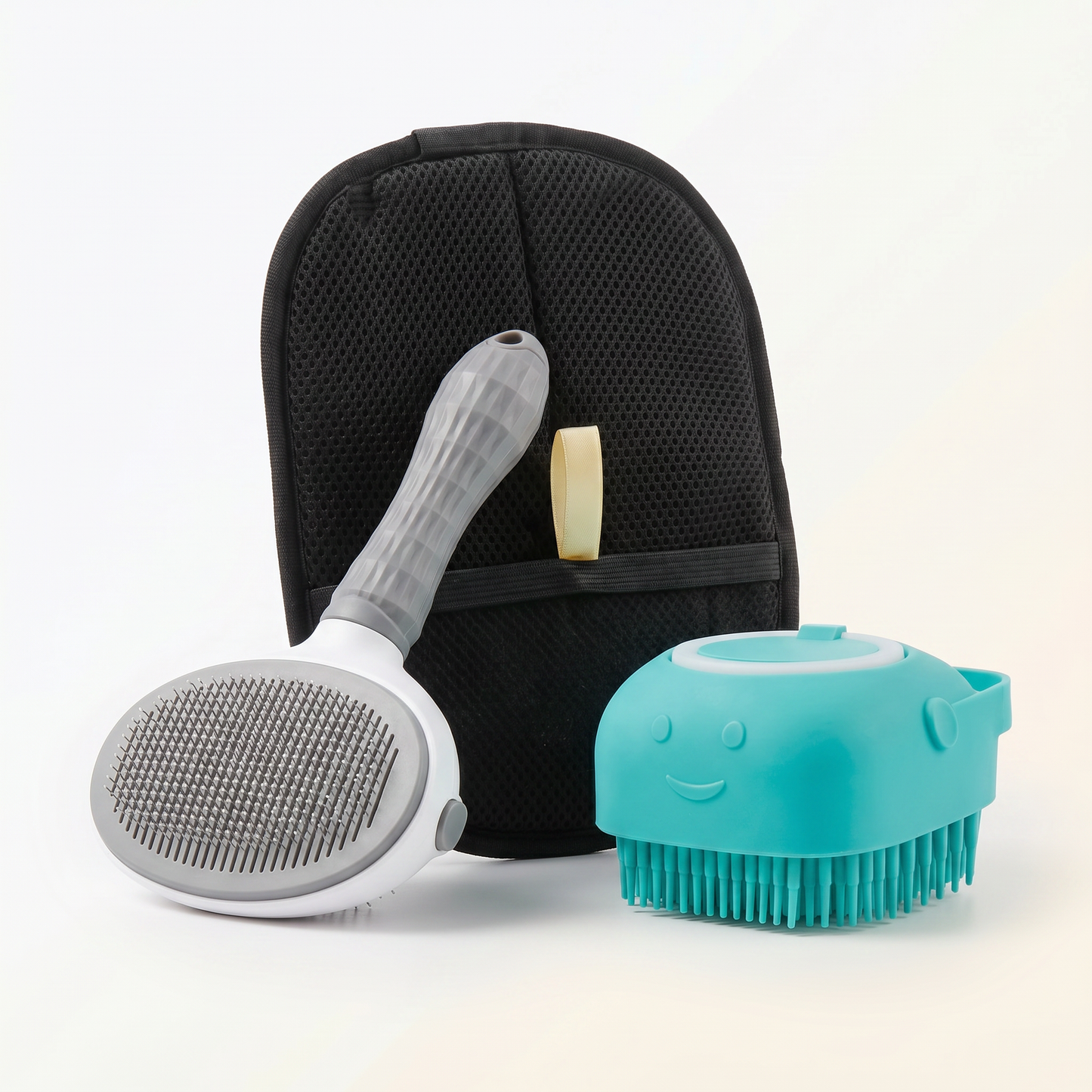 LunaPaw Complete De-Shed Kit — all three tools, angled view