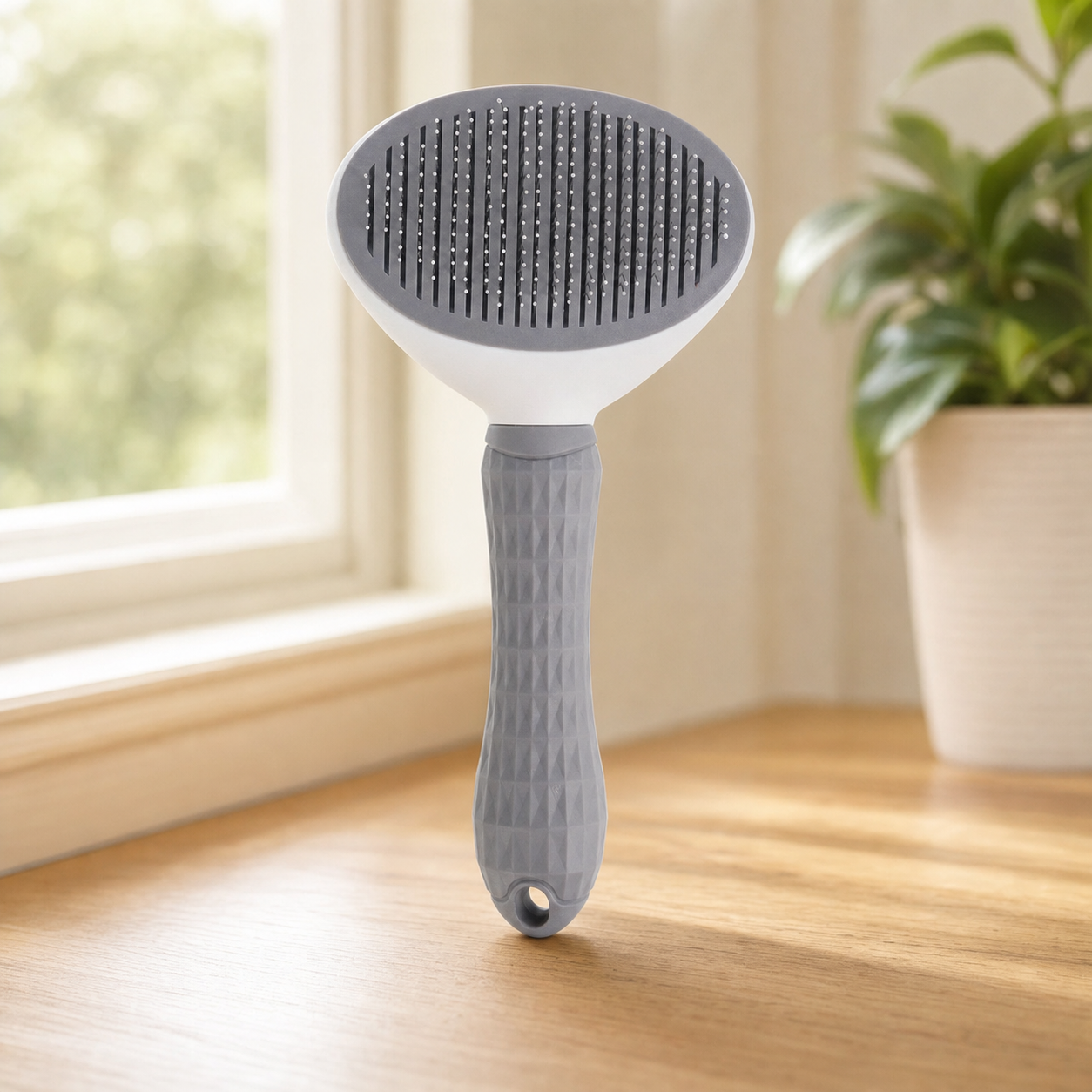 Magic Comb on a sunlit windowsill at home