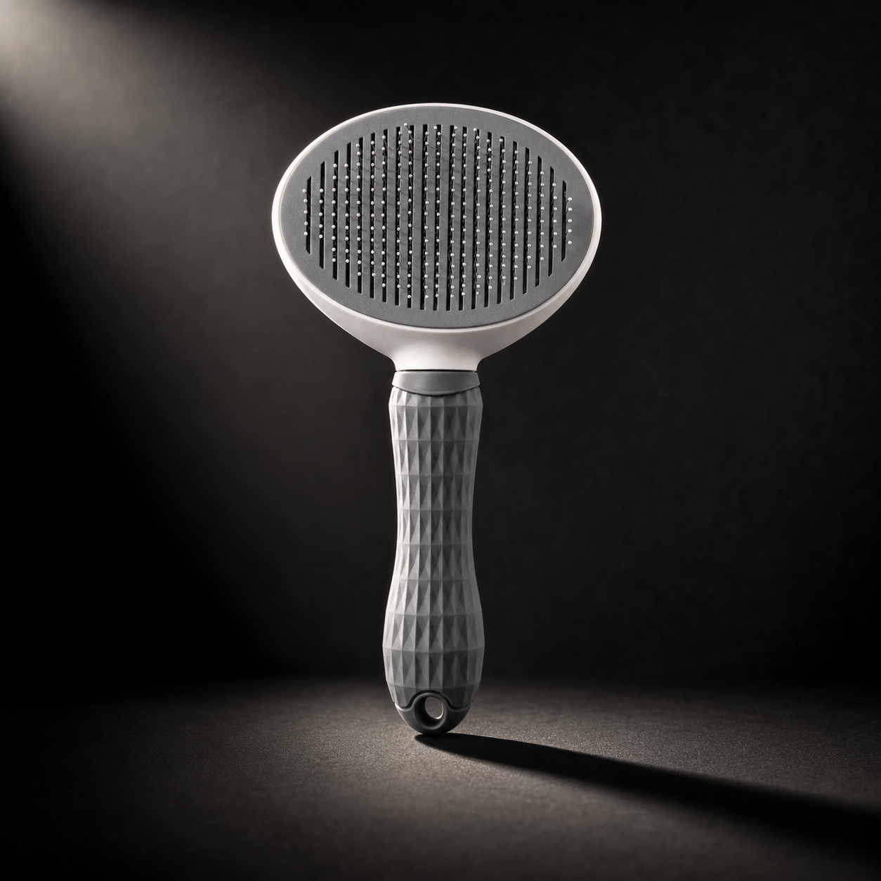 1-Click Magic Comb in dramatic studio lighting on a dark backdrop